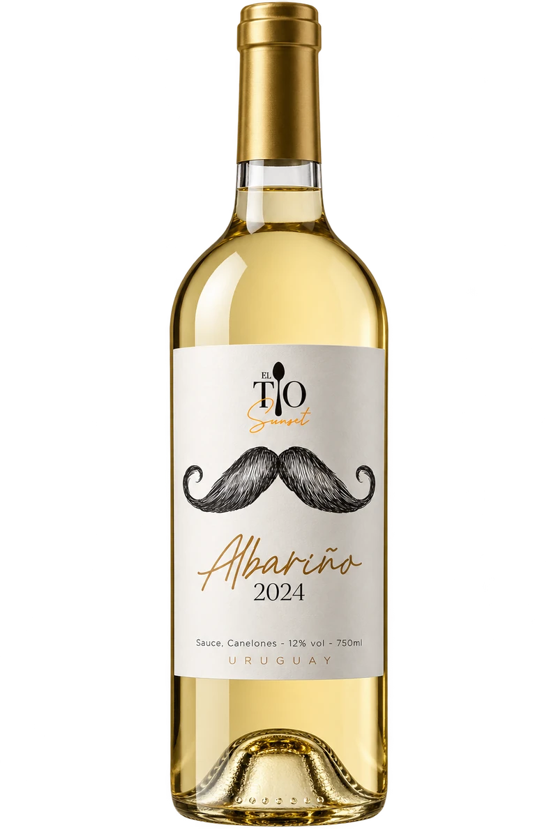 Botella de Albariño