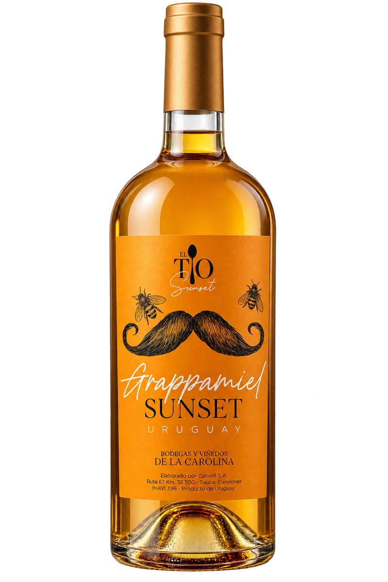 Botella de Grappamiel