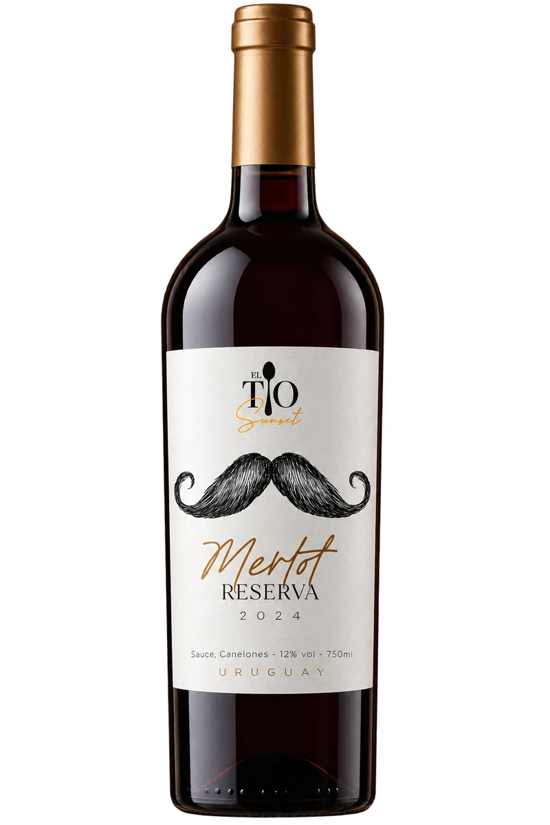 Botella de Merlot